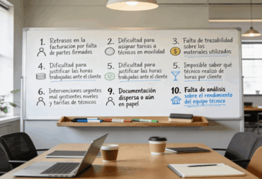 Partes de trabajo: los 10 desafíos reales que frenan a las empresas técnicas